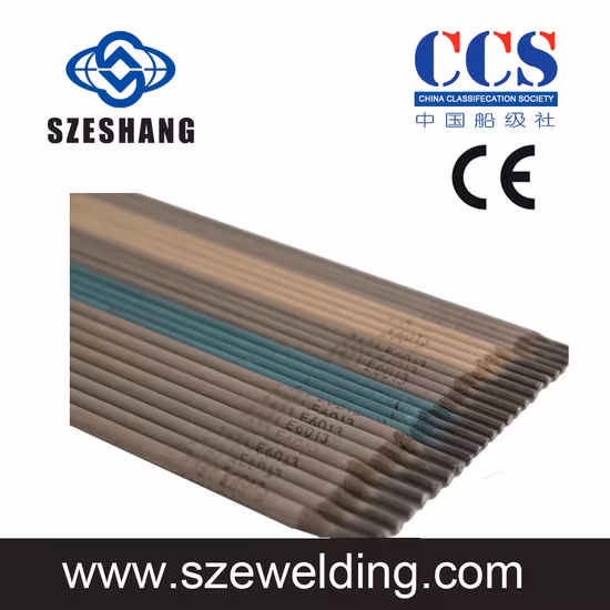 Électrodes de soudage en acier doux AWS E6013 2,5 mm 3,2 mm